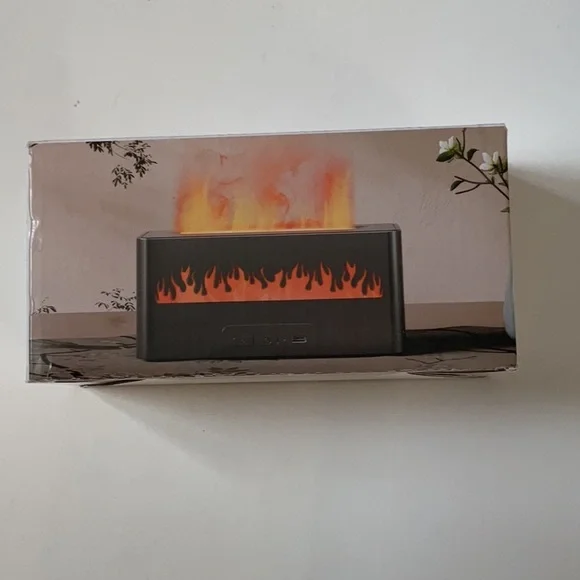 Colourful LED Fireplace Display - Picture 2 of 7